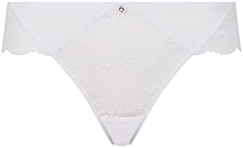 Ann Summers Sexy Lace Planet Brazilian Briefs for Women with Charm Detail - Womens Lingerie - Brazilian Knickers - Lace Briefs - White