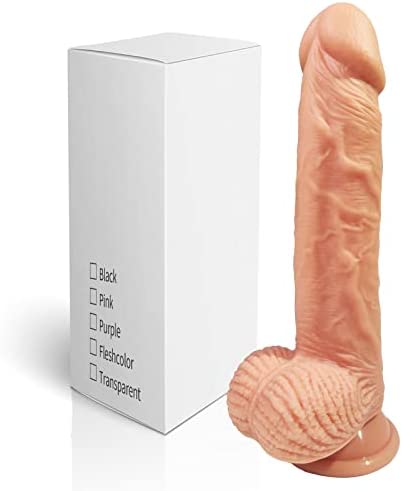 Realistic Dildo Liquid Silicone 7.5 Inch 19cm Dual Layer Penis Cock with Strong Firm Suction Cup Base, Soft Comfortable Waterproof Realistic G Spot Dildo Penis, XOPLAY Adult Sex Toy for Couple Women