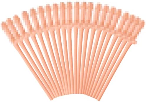Resuable Straws 30pcs Flexible Reusable Straws for Bendable Drinking Silica Gel Straws, Straws Cocktail Accessories for Drinks Straw (Pink Color)