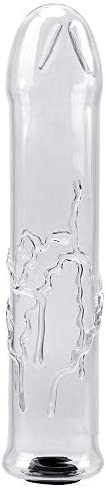 iTimo Hollow Glass Dildo, Transparent Butt Plug, Can Add Hot / Ice Water, 20 cm
