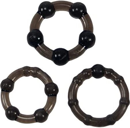 Me You Us - Easy Squeeze Cock Ring Set, Black 3 Count (Pack of 1) SC05-251SMK-BCD