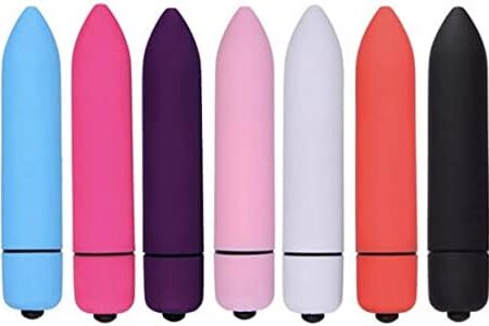 Mini Strong Power Bullet Personal Pleasure Toys Electric Quiet Silicone Mini Bullet for Women 10-Speeds (Baby Pink)